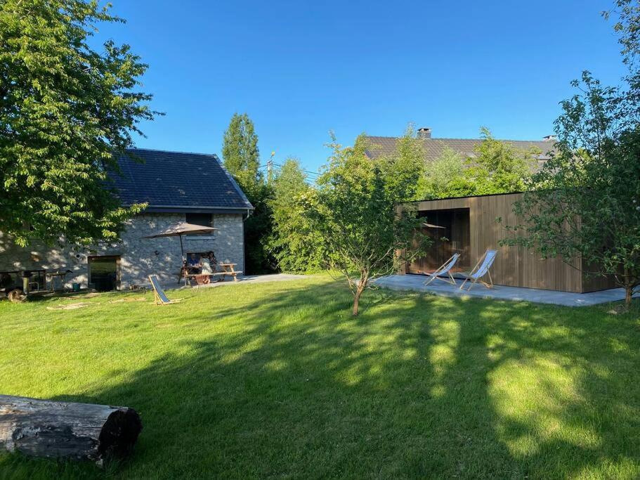 Gerestaureerde Hoeve Met Zicht Durbuy Exterior foto